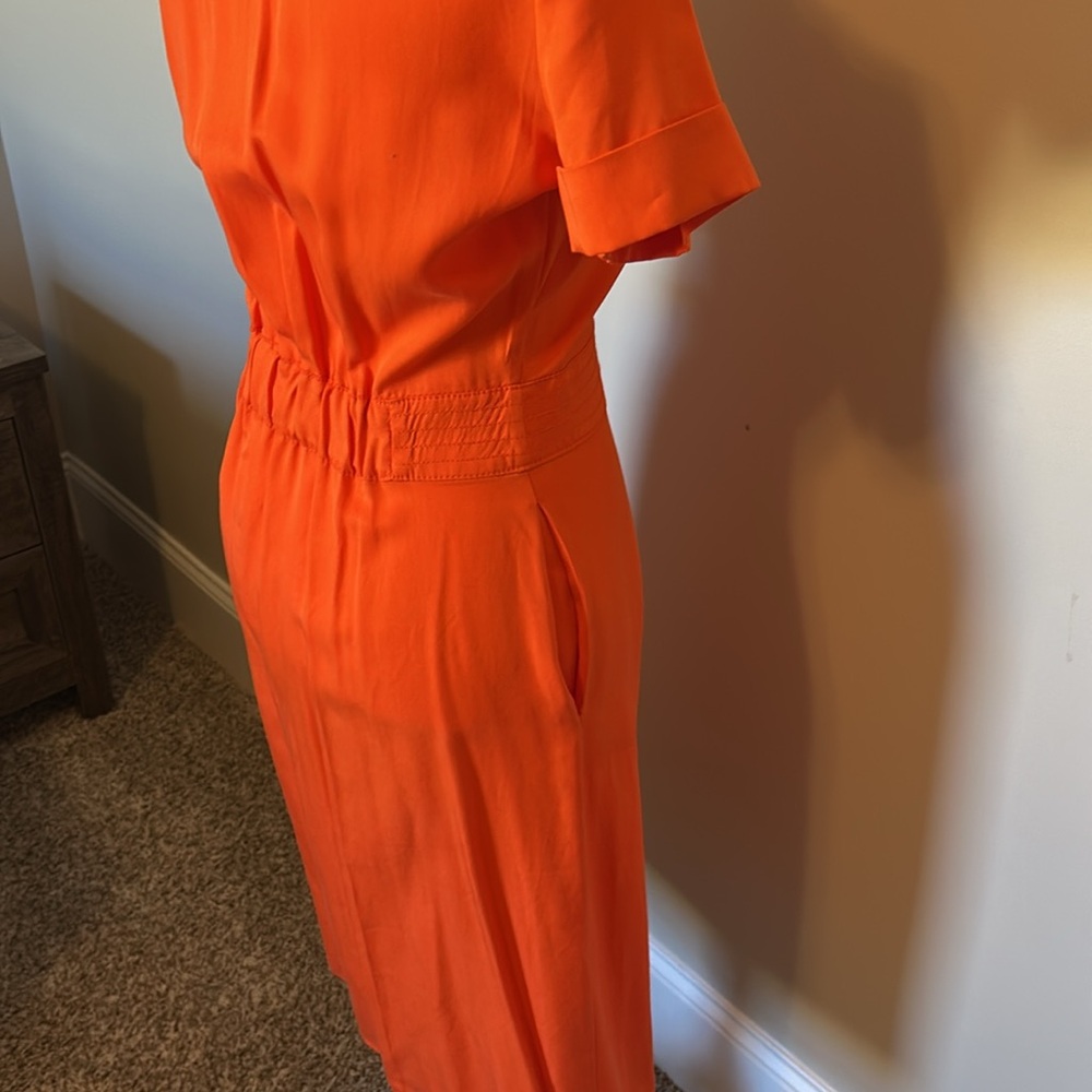 New York & co orange dress NWT. Size xs - Picture 3 of 4